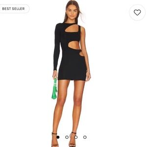 Superdown Black Mini Dress